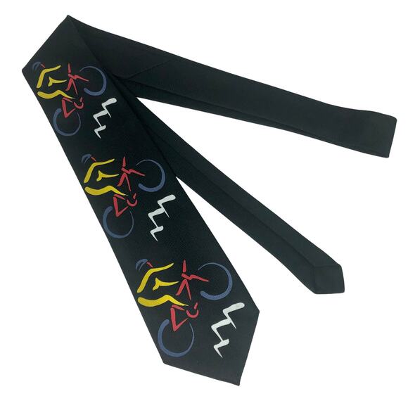 Abstract Cycling Tie - Picture 3 of 5